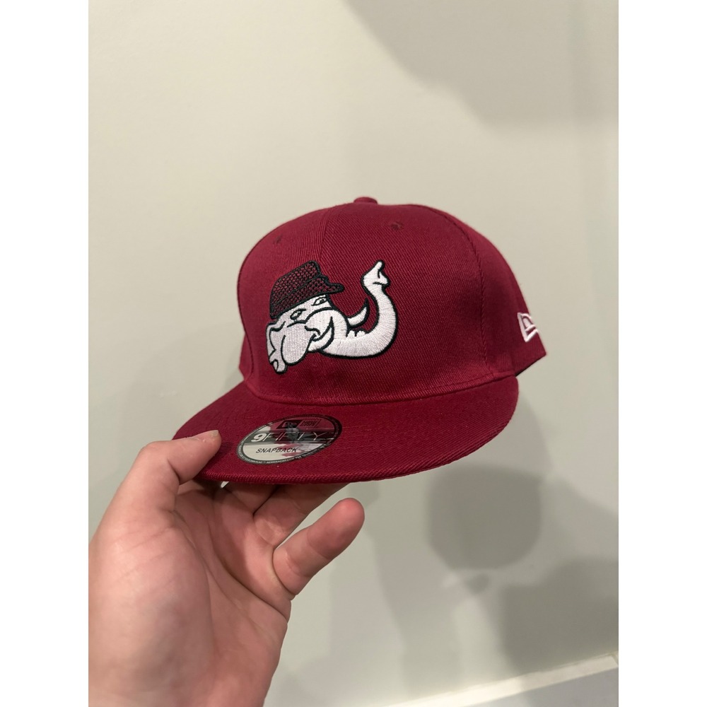 New Era Alabama Crimson Tide 9FIFTY Snapback Hat Crimson Bama Elephant Hat